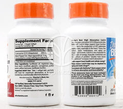 ドクターズベスト_高吸収CoQ10BioPerine配合200mg、ベジソフトジェル60粒
