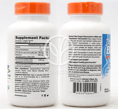 ドクターズベスト_ビーガングルコサミン硫酸塩 750mg、GreenGrownグルコサミン配合、180植物性カプセル
