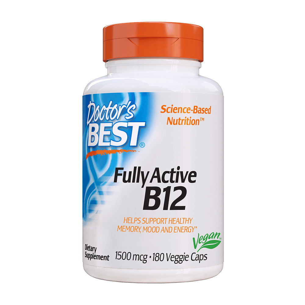 Doctor's Best_完全に活性化されたビタミンB12 1500mcg、180ベジカプセル