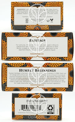 Nubian Heritage アフリカンブラックソープバー, 142g