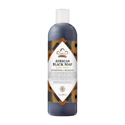 Nubian Heritage_アフリカンブラックソープ ボディウォッシュ、384ml