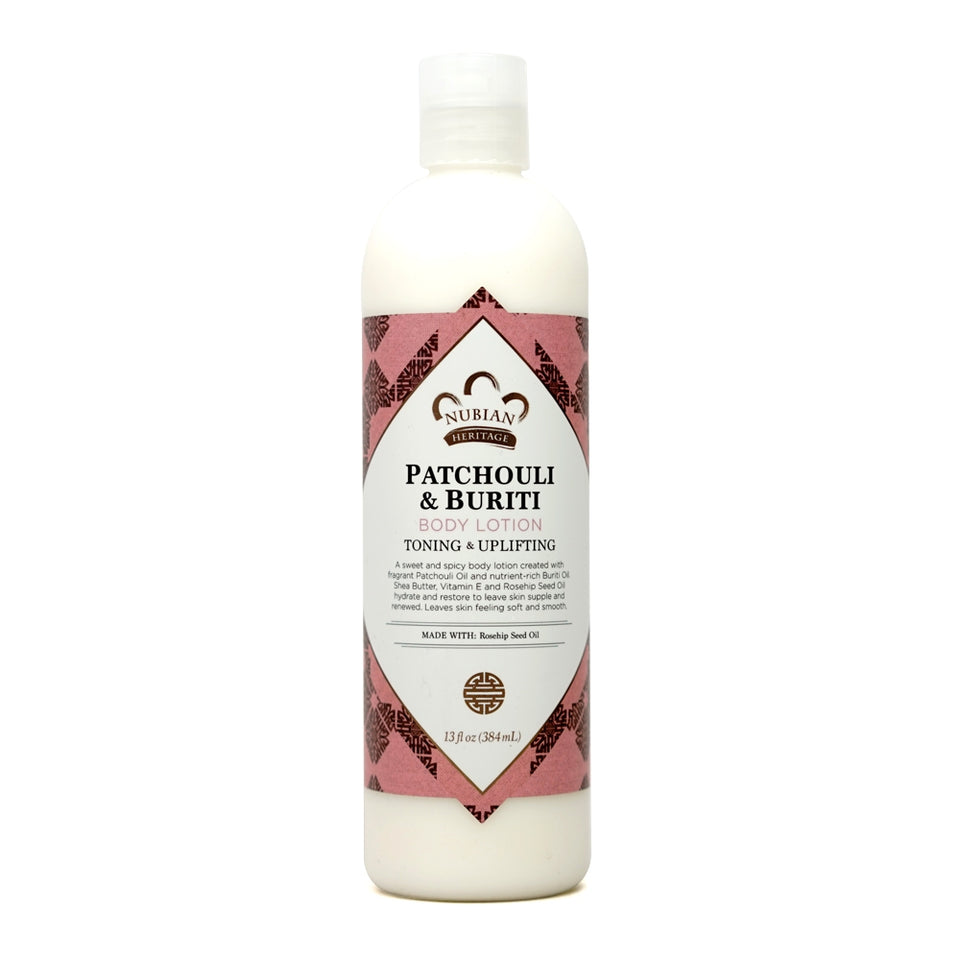 Nubian Heritage パチョリ＆バーチボディローション 384ml