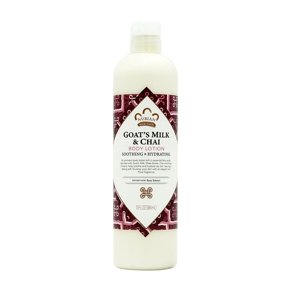 Nubian Heritage ゴートミルク＆チャイボディローション、384ml