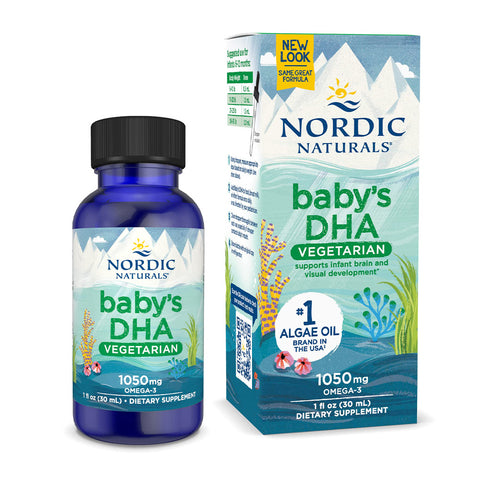 노르딕내추럴스_베이비 DHA 베지테리언 1050mg DHA 575/ EPA 285, 30ml