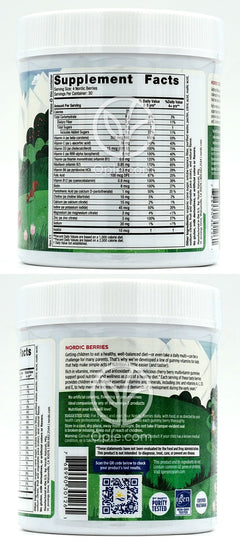 Nordic Naturals_ノルディック ベリー マルチビタミン グミ チェリーベリー味、120グミ ベリー
