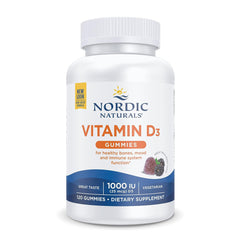 Nordic Naturals_ビタミンD3グミ 1000IU ワイルドベリー味、120グミ