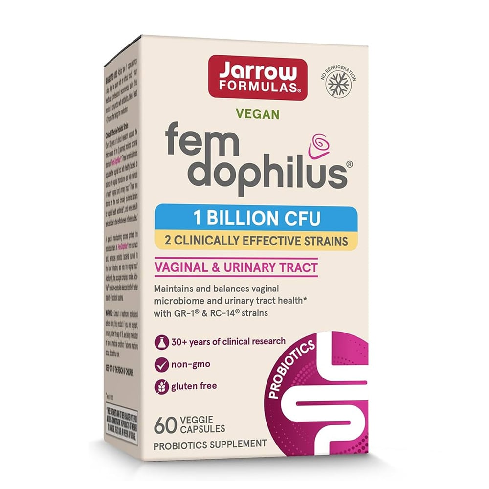 Jarrow Formulas_ビーガン フェムドフィルス 乳酸菌 10億CFU（常温保存用）、60植物性カプセル