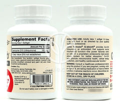 Jarrow Formulas ユビキノール コエンザイムQ10 Q-アブソーブ 100mg、60ソフトジェル