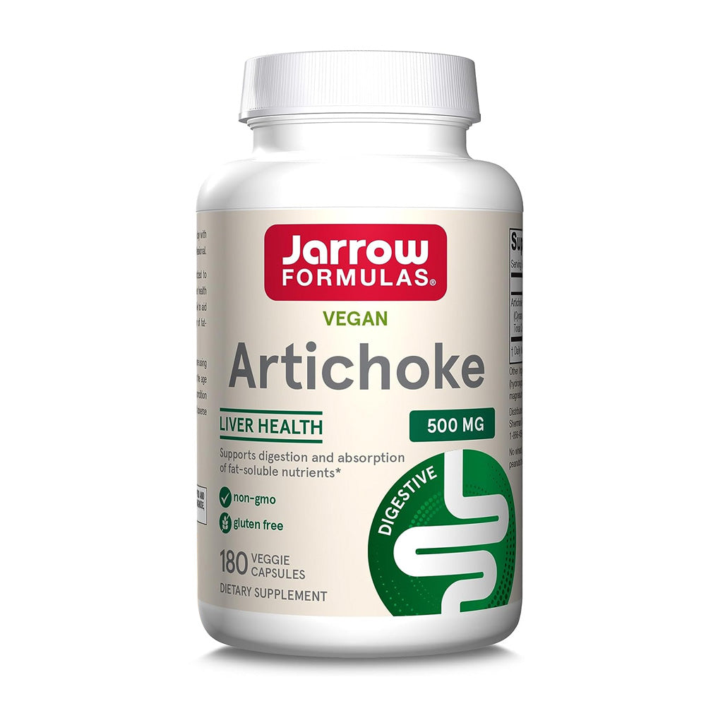 Jarrow Formulas_ビーガンアーティチョーク 500mg、180植物性カプセル