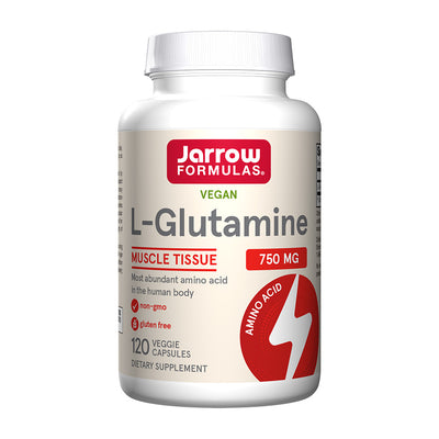 ジャローフォーミュラズ_ビーガンL-グルタミン 750mg、120植物性カプセル