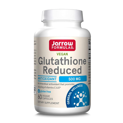 Jarrow Formulas_ビーガン グルタチオン 還元型 500mg、ベジカプセル60粒