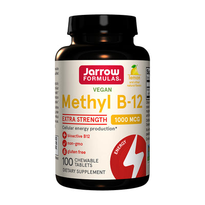 Jarrow Formulas_ビーガン メチル B-12 1000mcg レモン風味、100チュアブルタブレット