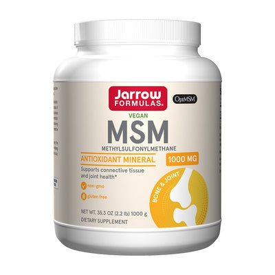 ジャローフォーミュラズ_ビーガンMSM（メチルスルホニルメタン）パウダー 1000mg、1kg