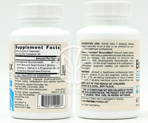 자로우포뮬러스_비건 브로코맥스 35mg, 60 베지캡슐