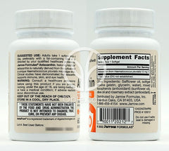 Jarrow Formulas アスタキサンチン 12mg、60ソフトジェル