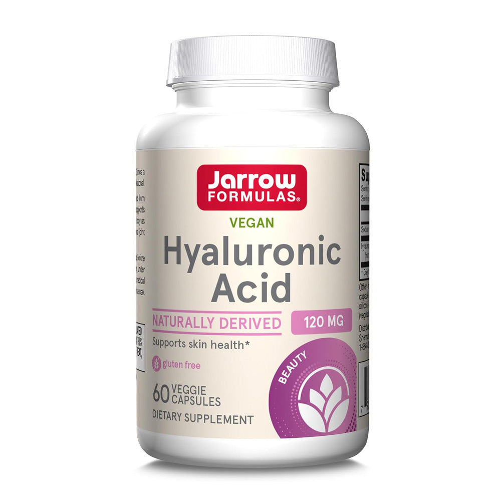 Jarrow Formulas_ビーガンヒアルロン酸 120mg、60植物性カプセル