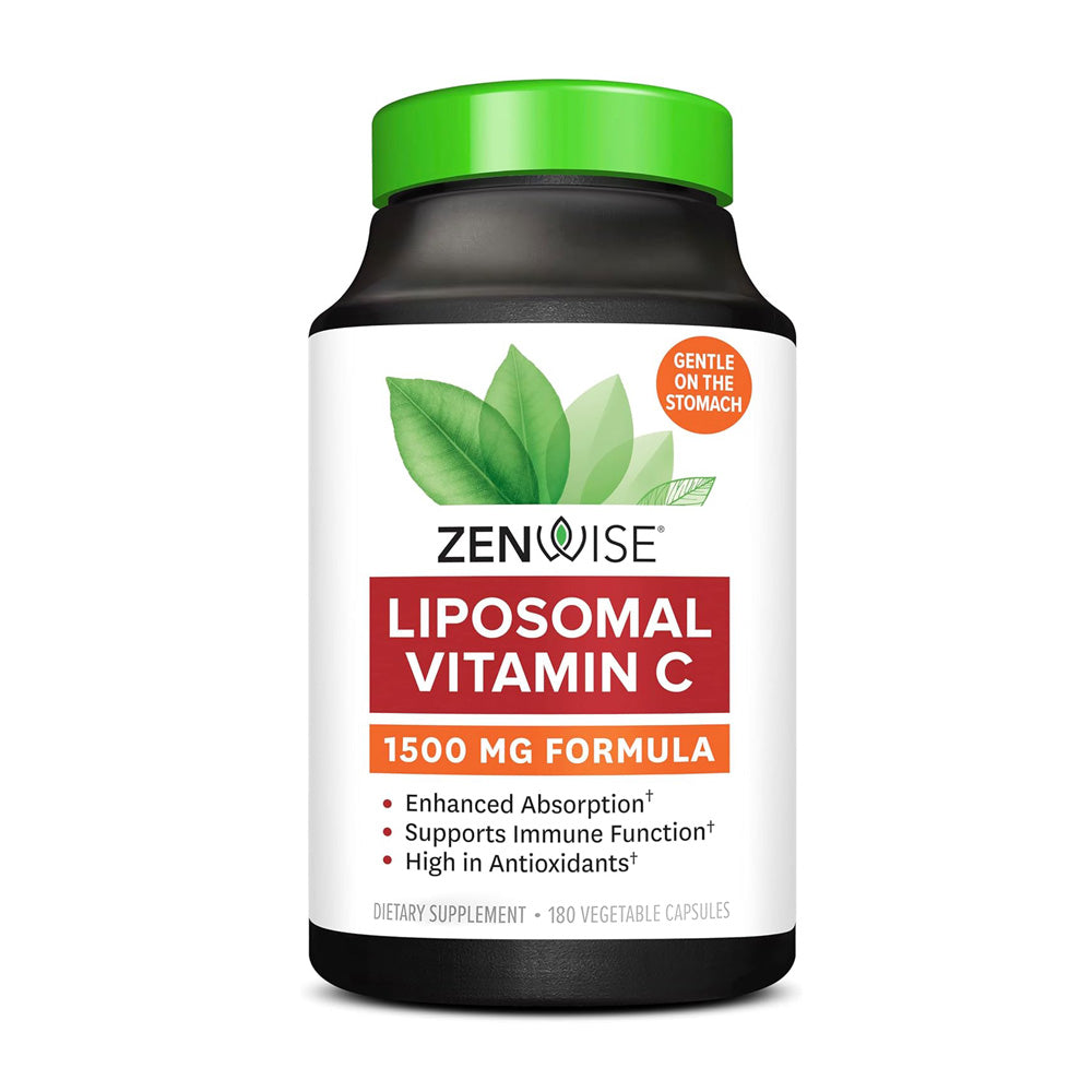 Zenwise Health リポソーム ビタミンC、180植物性カプセル