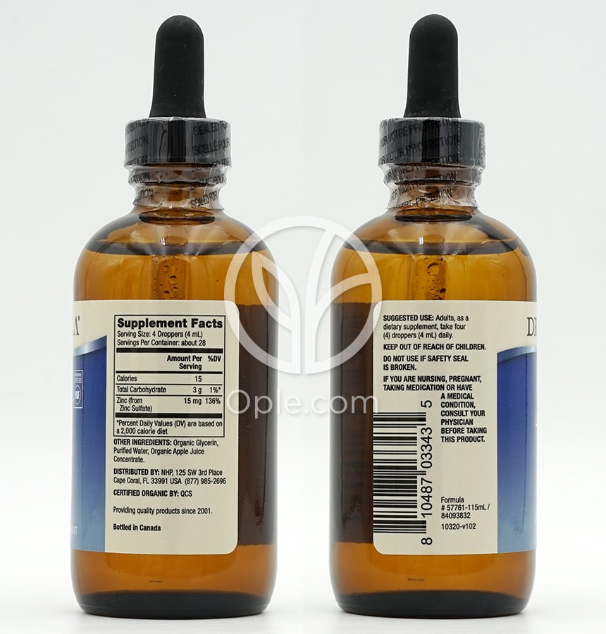 닥터머콜라_징크 리퀴드 드롭 15mg, 115ml — 후면
