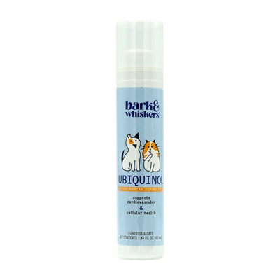 ドクターメルコラ_バーク＆ウィスカーズ ユビキノールリキッドポンプ（犬猫用）、43ml