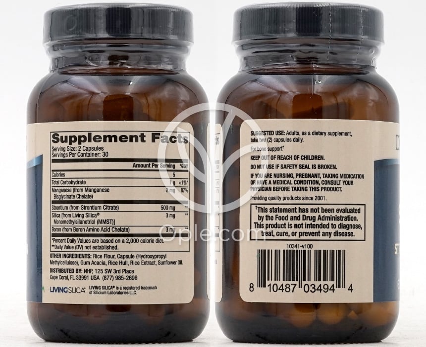ドクターメルコラ_ボーンサポート ストロンチウム&ボロン配合、60カプセル — 후면