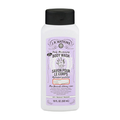 J.R.ワトキンス_デイリーモイスチャライジングボディウォッシュ、ラベンダー 532ml