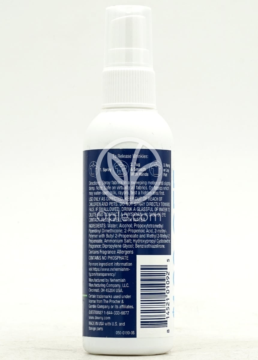 다우니_링클 릴리저 패브릭 스프레이 프레쉬, 90ml — 후면