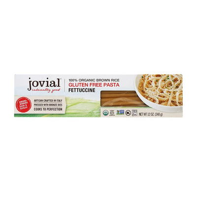 ジョヴィアル・フーズ_100%オーガニック玄米グルテンフリーパスタ、フェットチーネ340g