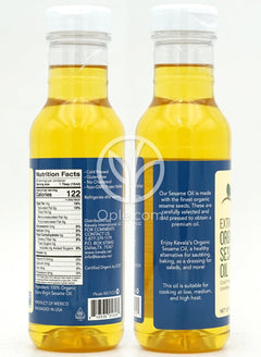 Cooking & Beauty Extra Virgin Organic Sesame Oil,  12 fl oz