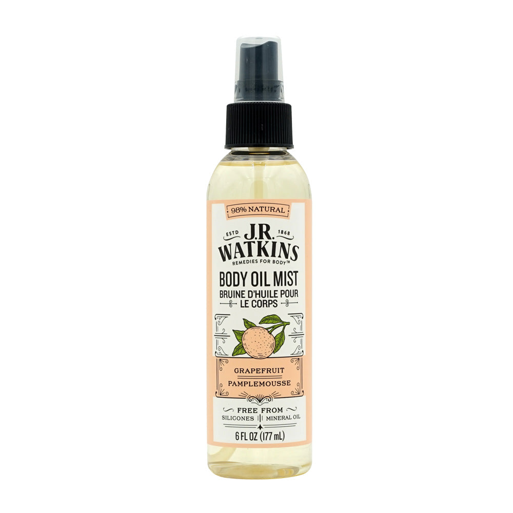 J.R. Watkins ボディオイルミスト グレープフルーツ 177ml