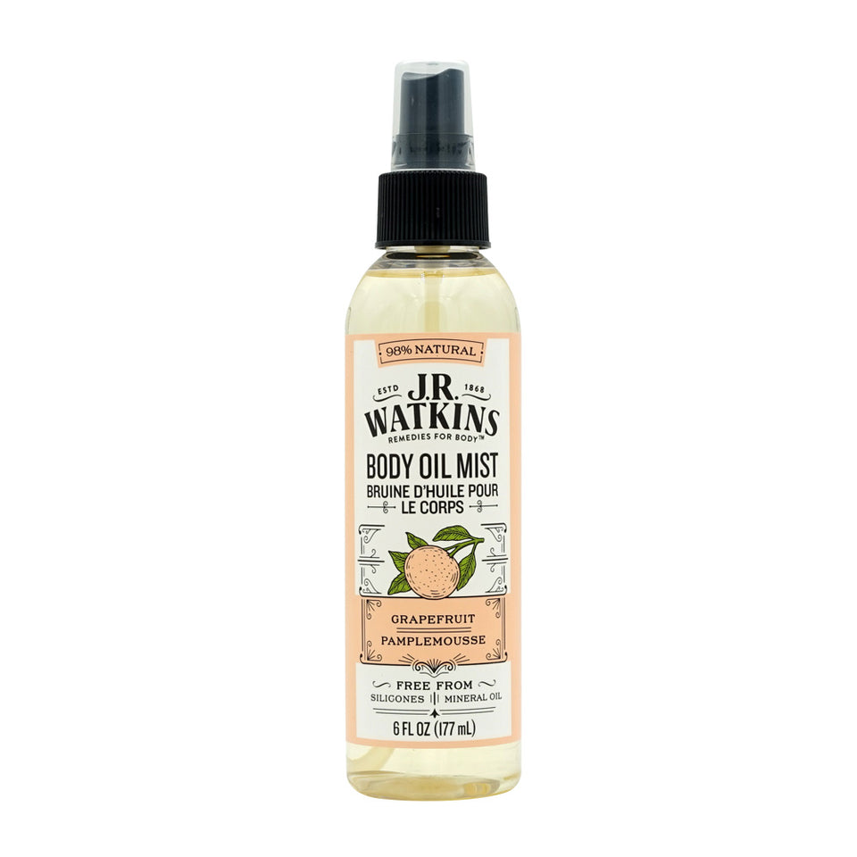 J.R. Watkins ボディオイルミスト グレープフルーツ 177ml