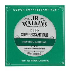 J.R. Watkins_風邪スプレッサントラブスージングチェスト軟膏メントールカンファー、116g