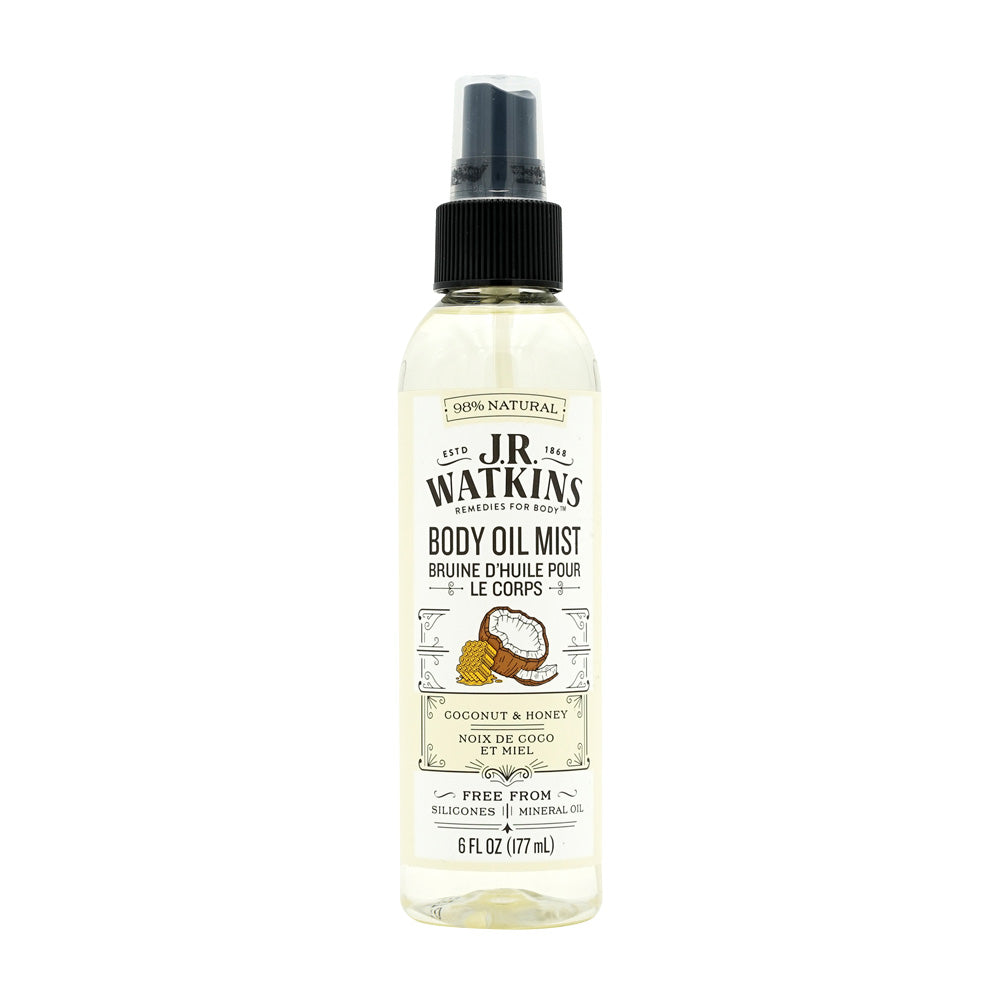 ジェイアールワトキンス_ボディオイルミスト ココナッツ&ハニー, 177ml