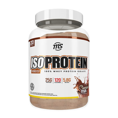IsoProtein ハイドロライズド 100% ホエイプロテインアイソレートパウダー チョコレートミルク 20食分、1.47ポンド
