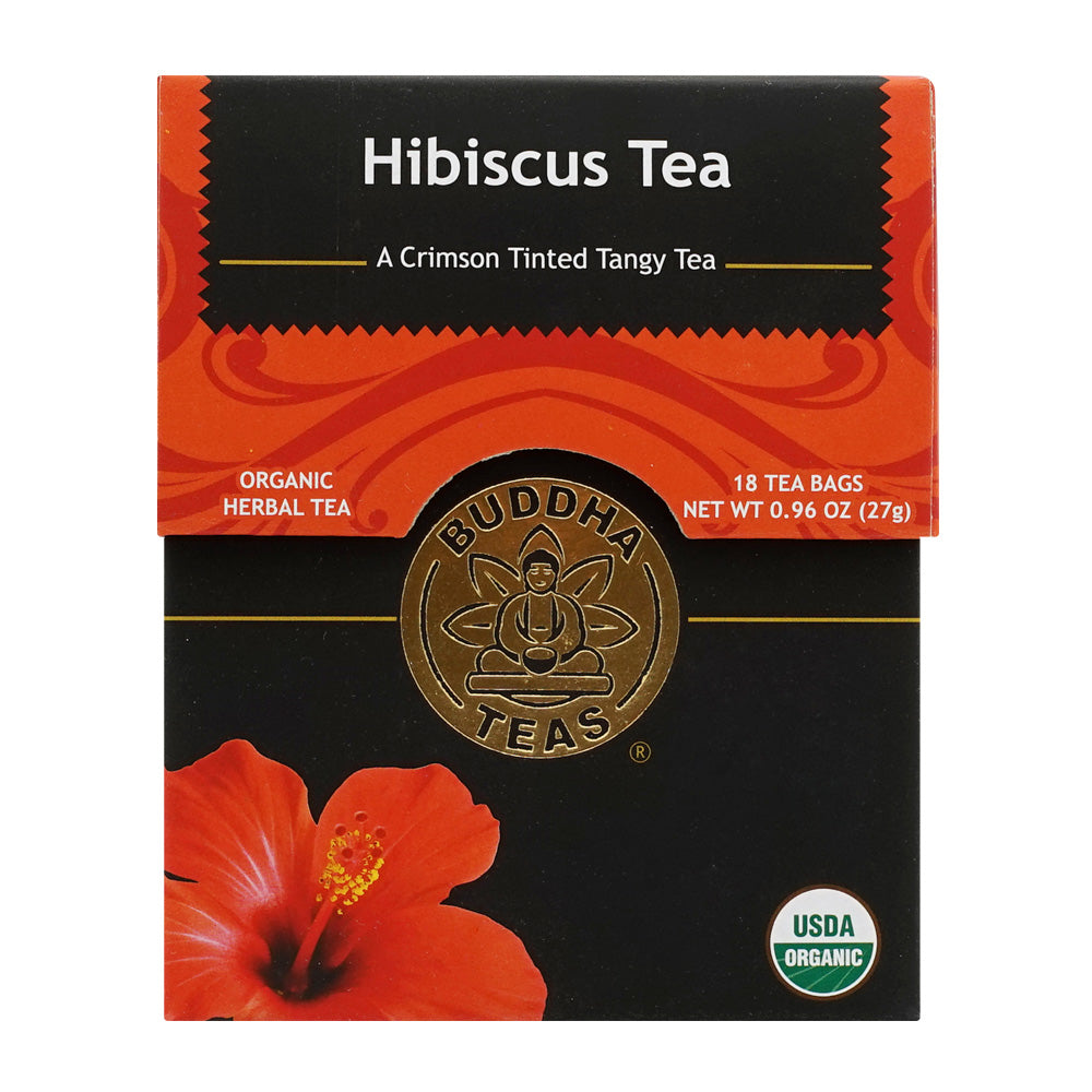 ブッダティー_オーガニック ハーブティー ハイビスカスティー、18ティーバッグ
