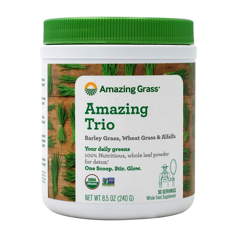 Amazing Grass_アメージングトリオ 大麦若葉、小麦若葉&アルファルファ30食分、240g