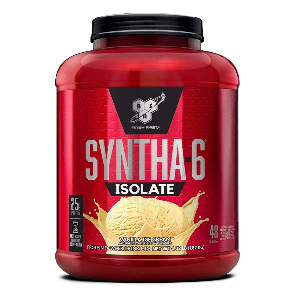 BSN シンサ-6 アイソレート プロテインパウダー ドリンクミックス バニラアイスクリーム味 1.82kg