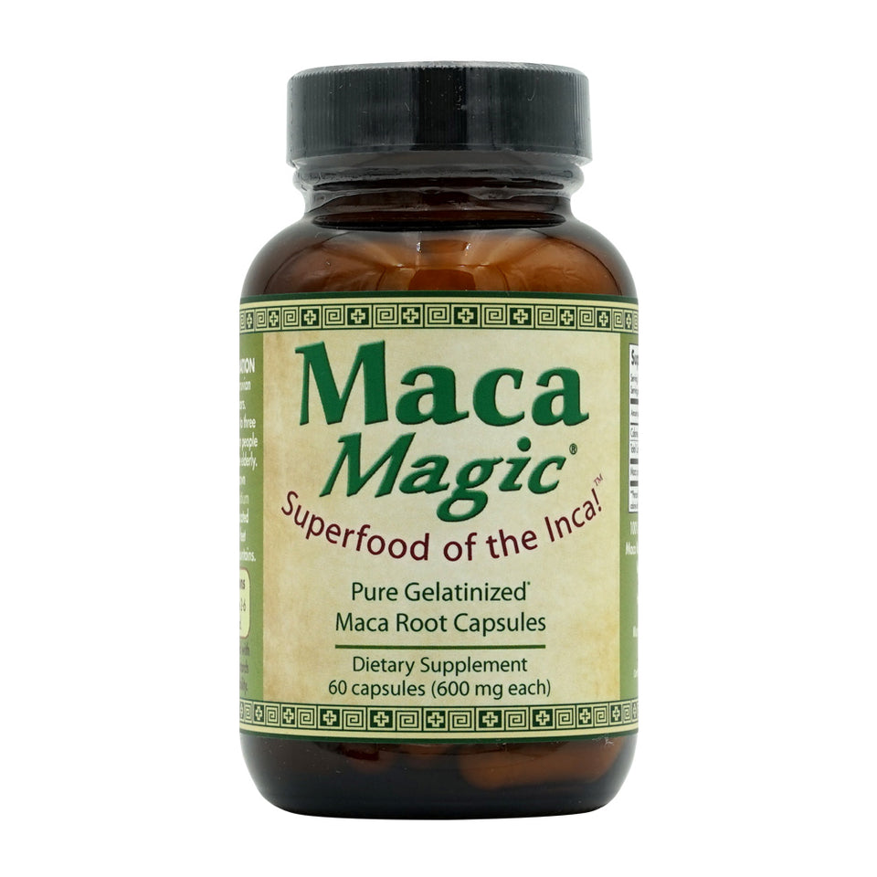 マカマジック_ピュアゼラチン化マカルートカプセル 600mg、60カプセル