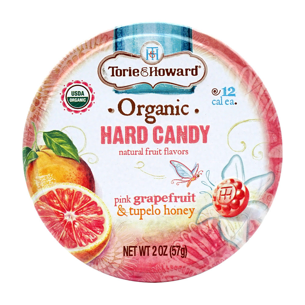 Torie & Howard_ハードキャンディ ピンクグレープフルーツ&トゥペロハニー, 57g