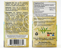 バイオニュートリション_アドバンストベルベリン1200、1,200mg 50ベジカプセル