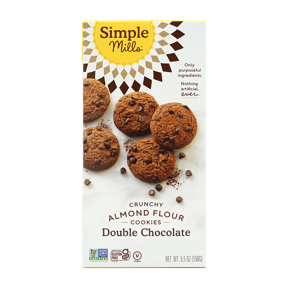 Simple Mills クランチーアーモンド粉クッキー ダブルチョコレート 156g