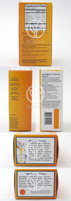 리브온랩_리포-스페릭 비타민 C 1000mg, 30패킷