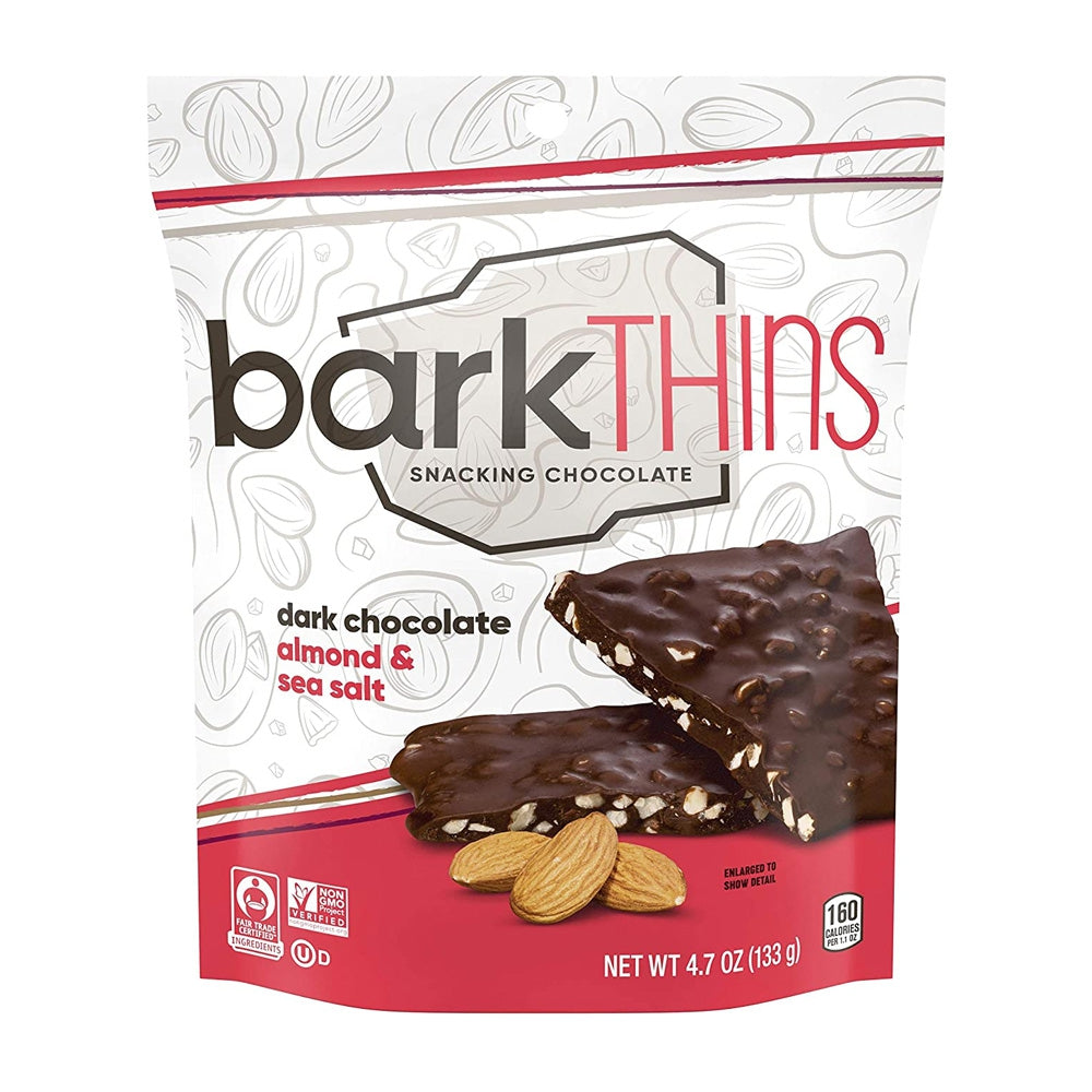 バークシン_スナッキングチョコレート ダークチョコレートアーモンド＆シーソルト 133g