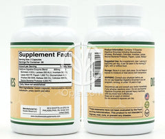 ダブルウッドサプリメント_エッセンシャル消化酵素800mg、180カプセル