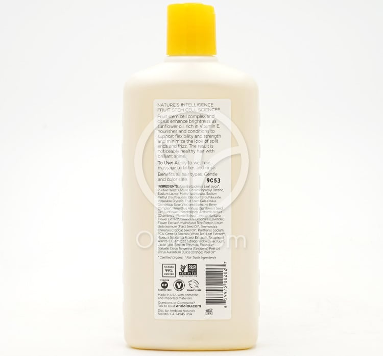 アンダロウナチュラルズ_シャンプー サンフラワー＆シトラス, 340ml — 후면