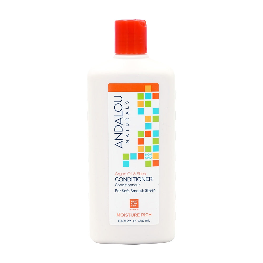 Andalou Naturals アルガンオイル＆シアコンディショナー、340ml