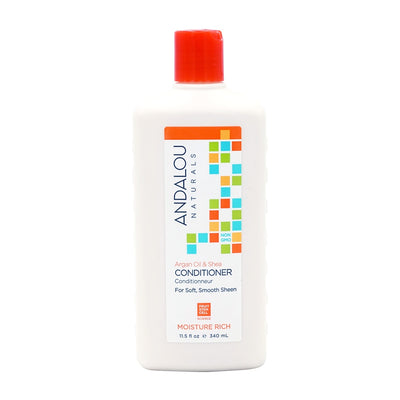 Andalou Naturals アルガンオイル＆シアコンディショナー、340ml