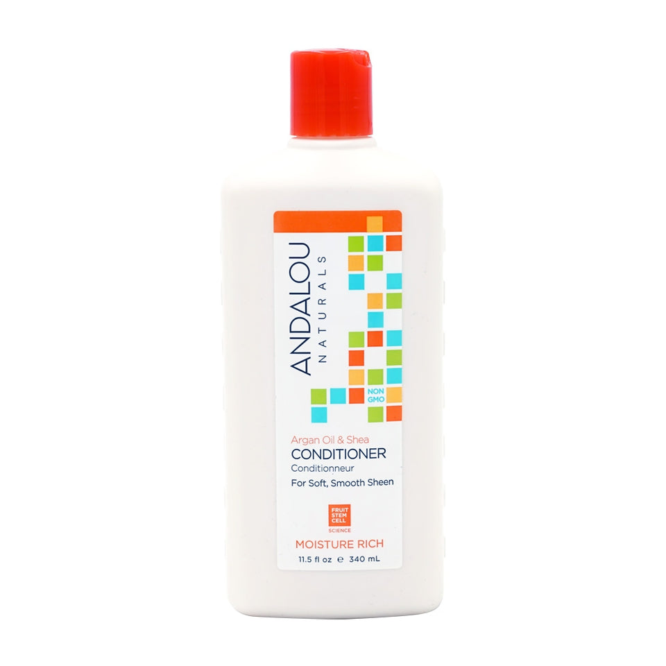 Andalou Naturals アルガンオイル＆シアコンディショナー、340ml