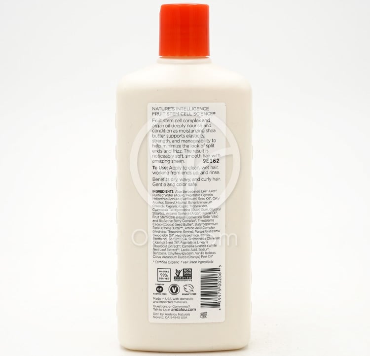 안달로우내추럴스_아르간 오일&시어 컨디셔너, 340ml — 후면