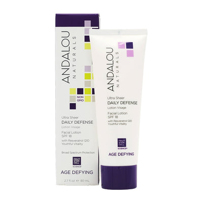 アンダロウナチュラルズ_ウルトラシアーデイリーディフェンスフェイシャルローションSPF18、80ml