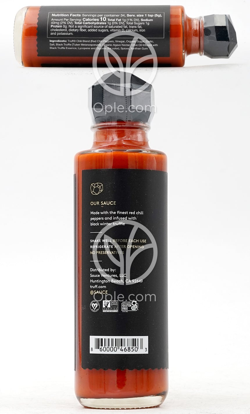 트러프_ブラックトリュフホットソース 170g — 후면